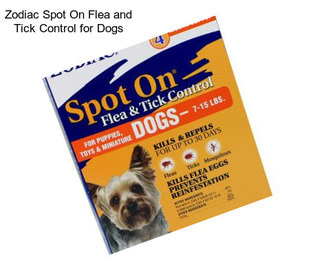 Zodiac Spot On Flea and Tick Control for Dogs