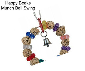 Happy Beaks Munch Ball Swing