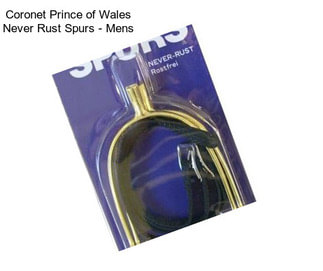 Coronet Prince of Wales Never Rust Spurs - Mens