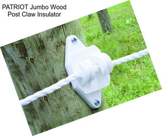 PATRIOT Jumbo Wood Post Claw Insulator