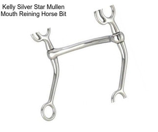 Kelly Silver Star Mullen Mouth Reining Horse Bit