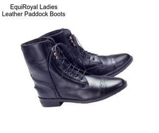 EquiRoyal Ladies Leather Paddock Boots