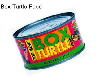 Box Turtle Food