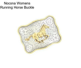 Nocona Womens Running Horse Buckle