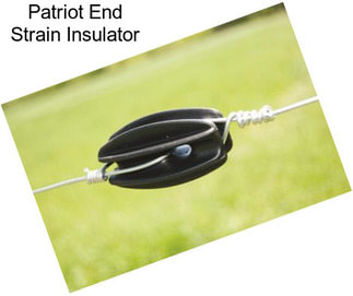 Patriot End Strain Insulator
