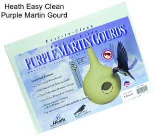 Heath Easy Clean Purple Martin Gourd