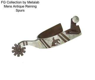 FG Collection by Metalab Mens Antique Reining Spurs