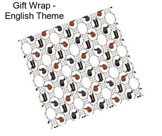 Gift Wrap - English Theme