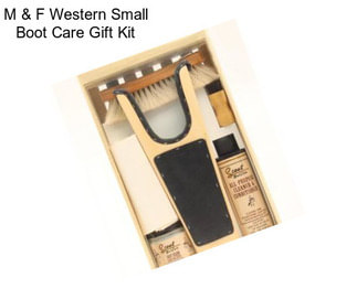 M & F Western Small Boot Care Gift Kit