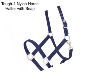 Tough-1 Nylon Horse Halter with Snap