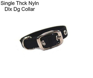 Single Thck Nyln Dlx Dg Collar