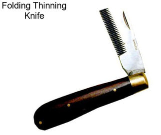 Folding Thinning Knife