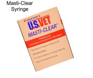 Masti-Clear Syringe