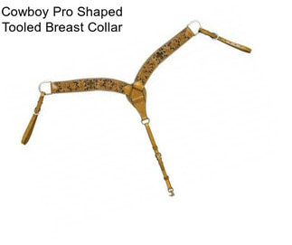 Cowboy Pro Shaped Tooled Breast Collar