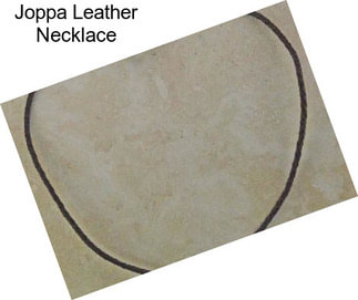 Joppa Leather Necklace