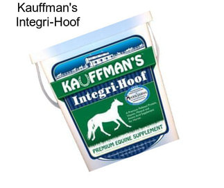 Kauffman\'s Integri-Hoof