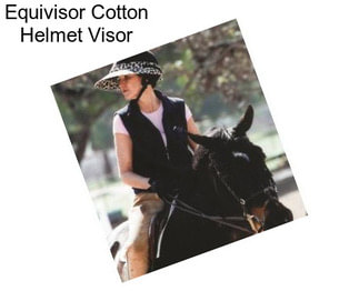 Equivisor Cotton Helmet Visor