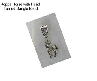 Joppa Horse with Head Turned Dangle Bead