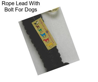 Rope Lead With Bolt For Dogs