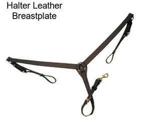 Halter Leather Breastplate