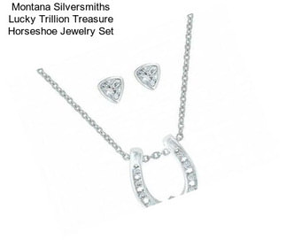 Montana Silversmiths Lucky Trillion Treasure Horseshoe Jewelry Set