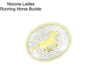 Nocona Ladies Running Horse Buckle