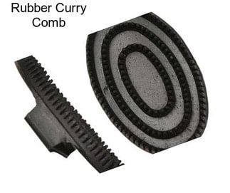 Rubber Curry Comb