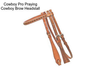 Cowboy Pro Praying Cowboy Brow Headstall