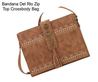 Bandana Del Rio Zip Top Crossbody Bag