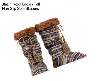Blazin Roxx Ladies Tall Non Slip Sole Slippers