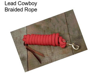Lead Cowboy Braided Rope