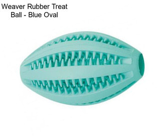 Weaver Rubber Treat Ball - Blue Oval