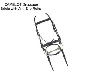 CAMELOT Dressage Bridle with Anti-Slip Reins