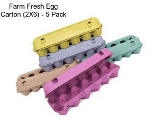 Farm Fresh Egg Carton (2X6) - 5 Pack