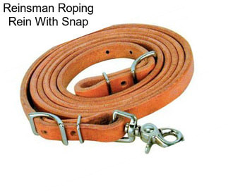 Reinsman Roping Rein With Snap