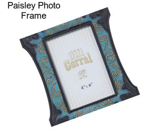 Paisley Photo Frame