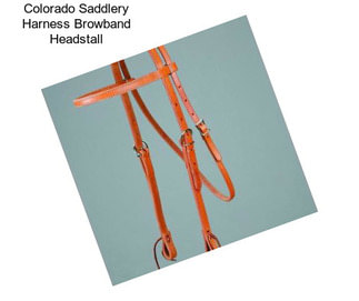 Colorado Saddlery Harness Browband Headstall