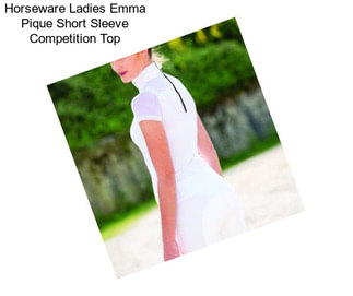 Horseware Ladies Emma Pique Short Sleeve Competition Top