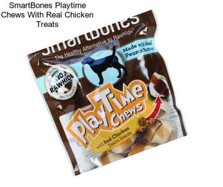 SmartBones Playtime Chews With Real Chicken Treats