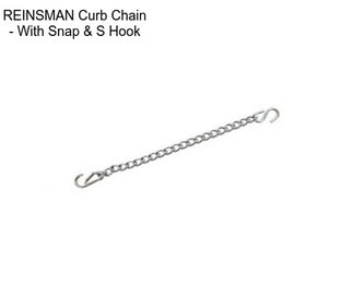 REINSMAN Curb Chain - With Snap & \