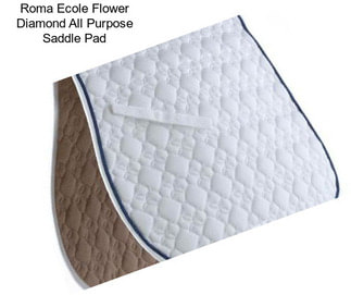 Roma Ecole Flower Diamond All Purpose Saddle Pad