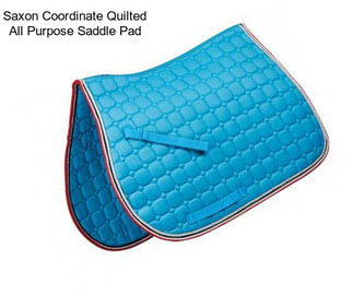 Saxon Coordinate Quilted All Purpose Saddle Pad