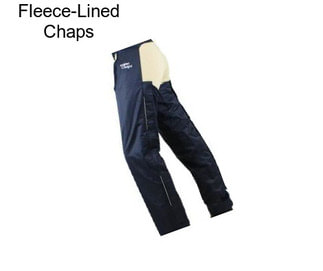 Fleece-Lined Chaps