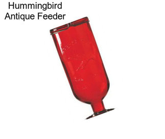 Hummingbird Antique Feeder