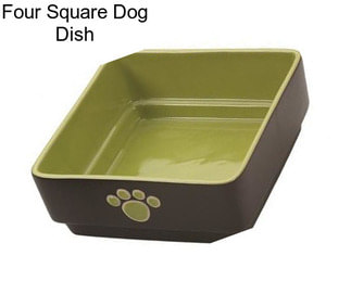 Four Square Dog Dish