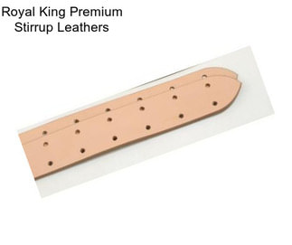 Royal King Premium Stirrup Leathers