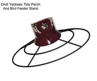 Droll Yankees Tidy Perch And Bird Feeder Stand