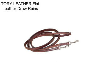 TORY LEATHER Flat Leather Draw Reins