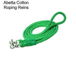 Abetta Cotton Roping Reins