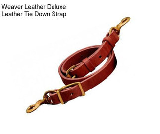 Weaver Leather Deluxe Leather Tie Down Strap